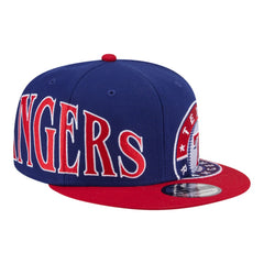 Texas Rangers New Era Stretched Two-Tone 9FIFTY Adjustable Hat - Royal/Red Hats