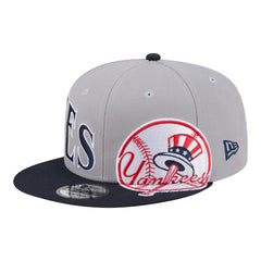 New York Yankees New Era Stretched Two-Tone 9FIFTY Adjustable Hat - Gray/Navy Hats