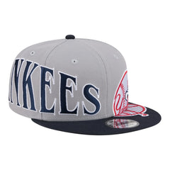 New York Yankees New Era Stretched Two-Tone 9FIFTY Adjustable Hat - Gray/Navy Hats