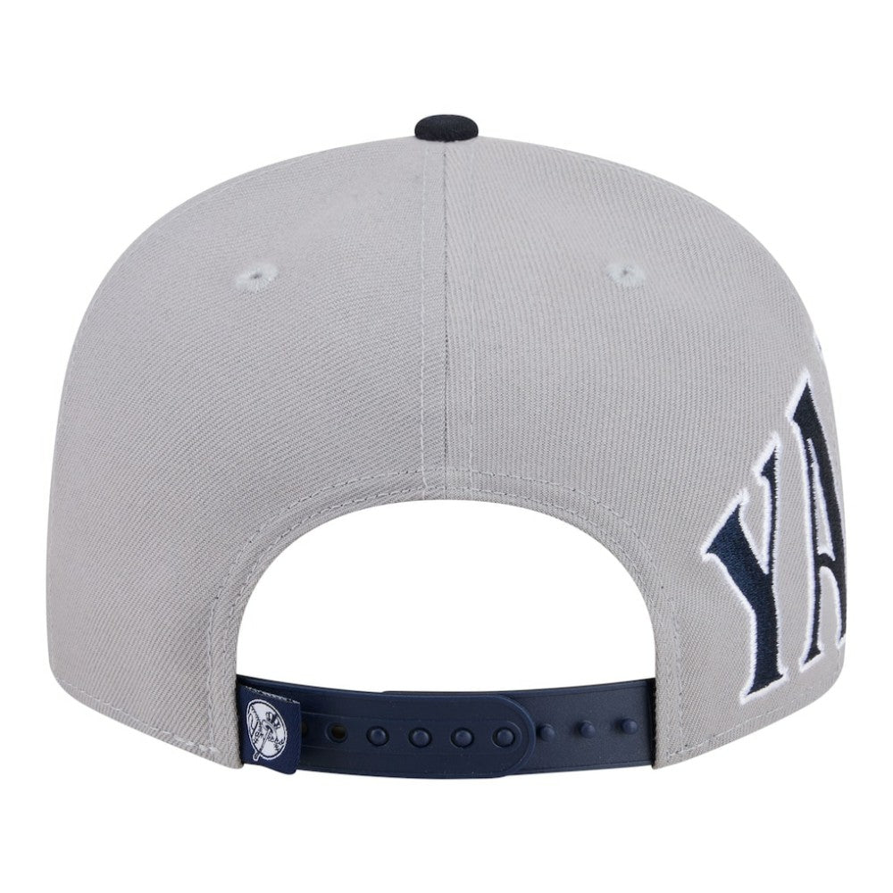 New York Yankees New Era Stretched Two-Tone 9FIFTY Adjustable Hat - Gray/Navy Hats
