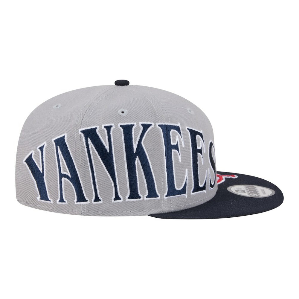 New York Yankees New Era Stretched Two-Tone 9FIFTY Adjustable Hat - Gray/Navy Hats