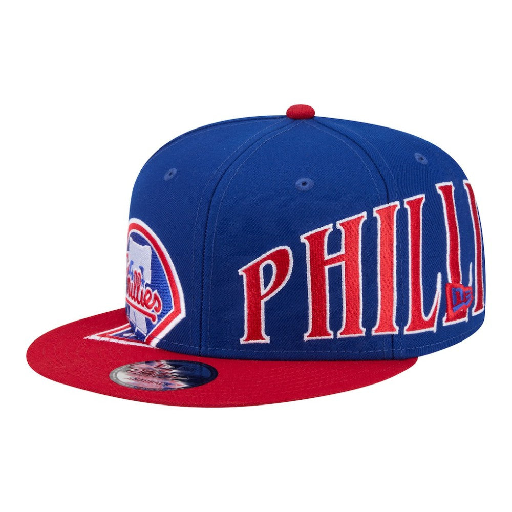 Philadelphia Phillies New Era Stretched Two-Tone 9FIFTY Adjustable Hat - Royal/Red Hats