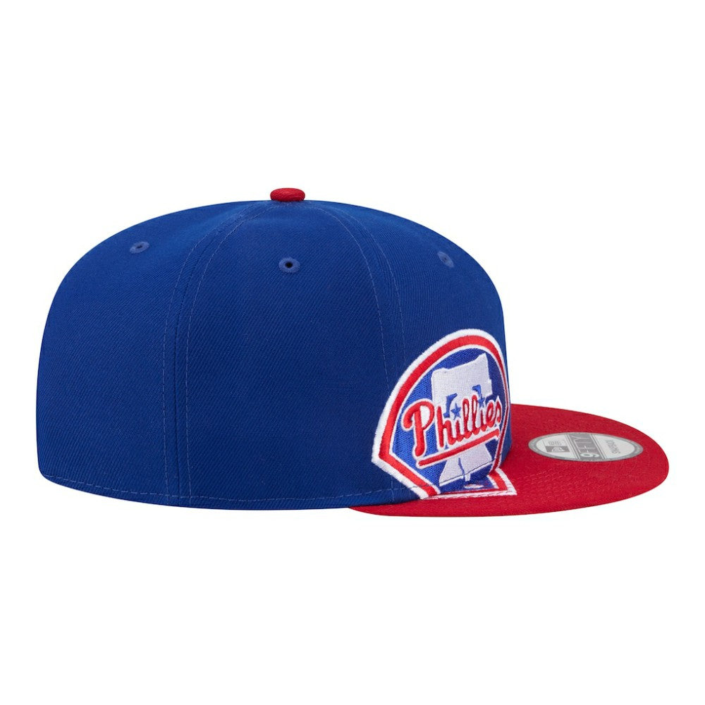 Philadelphia Phillies New Era Stretched Two-Tone 9FIFTY Adjustable Hat - Royal/Red Hats
