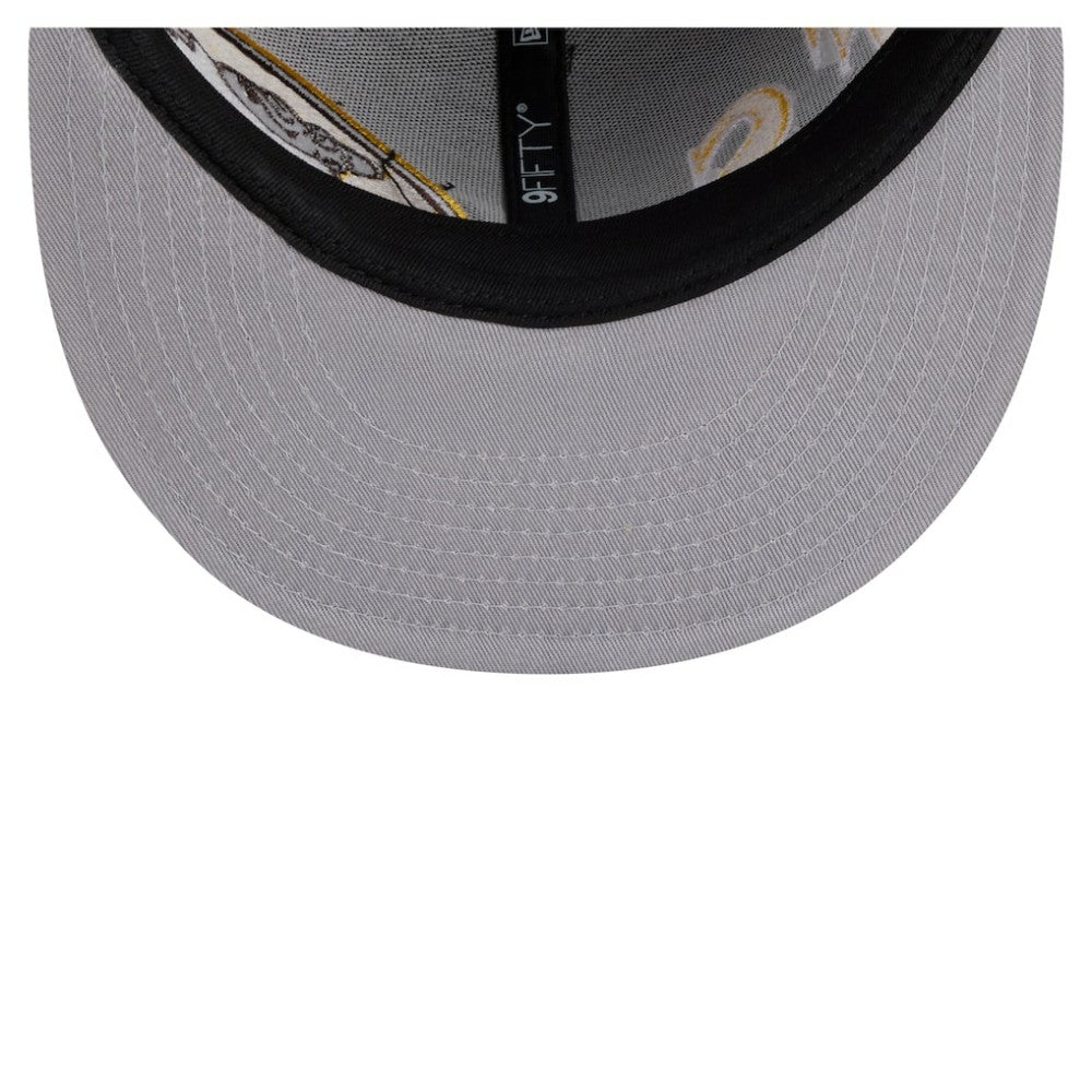San Diego Padres New Era Stretched Two-Tone 9FIFTY Adjustable Hat - Brown/Gold Hats