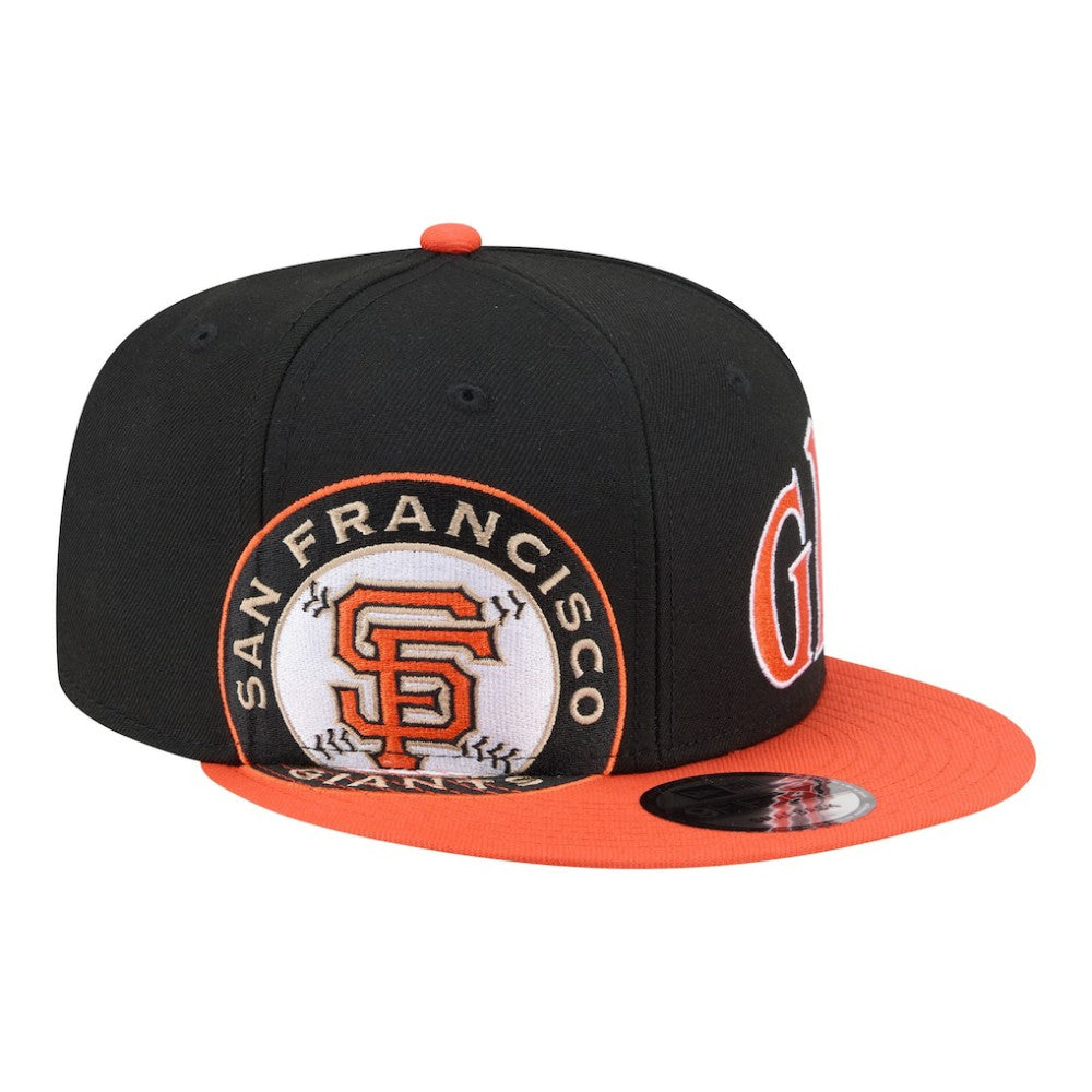 San Francisco Giants New Era Stretched Two-Tone 9FIFTY Adjustable Hat - Black/Orange Hats