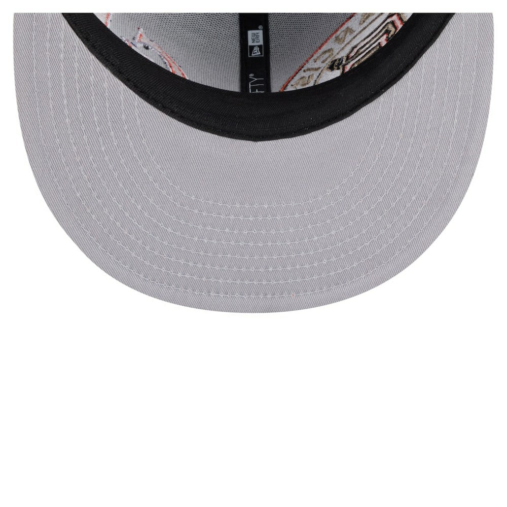San Francisco Giants New Era Stretched Two-Tone 9FIFTY Adjustable Hat - Black/Orange Hats