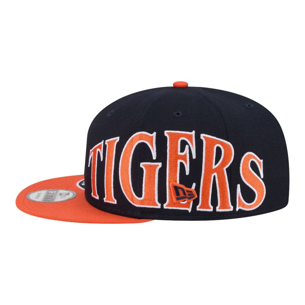 Detroit Tigers New Era Stretched Two-Tone 9FIFTY Adjustable Hat - Navy/Orange Hats