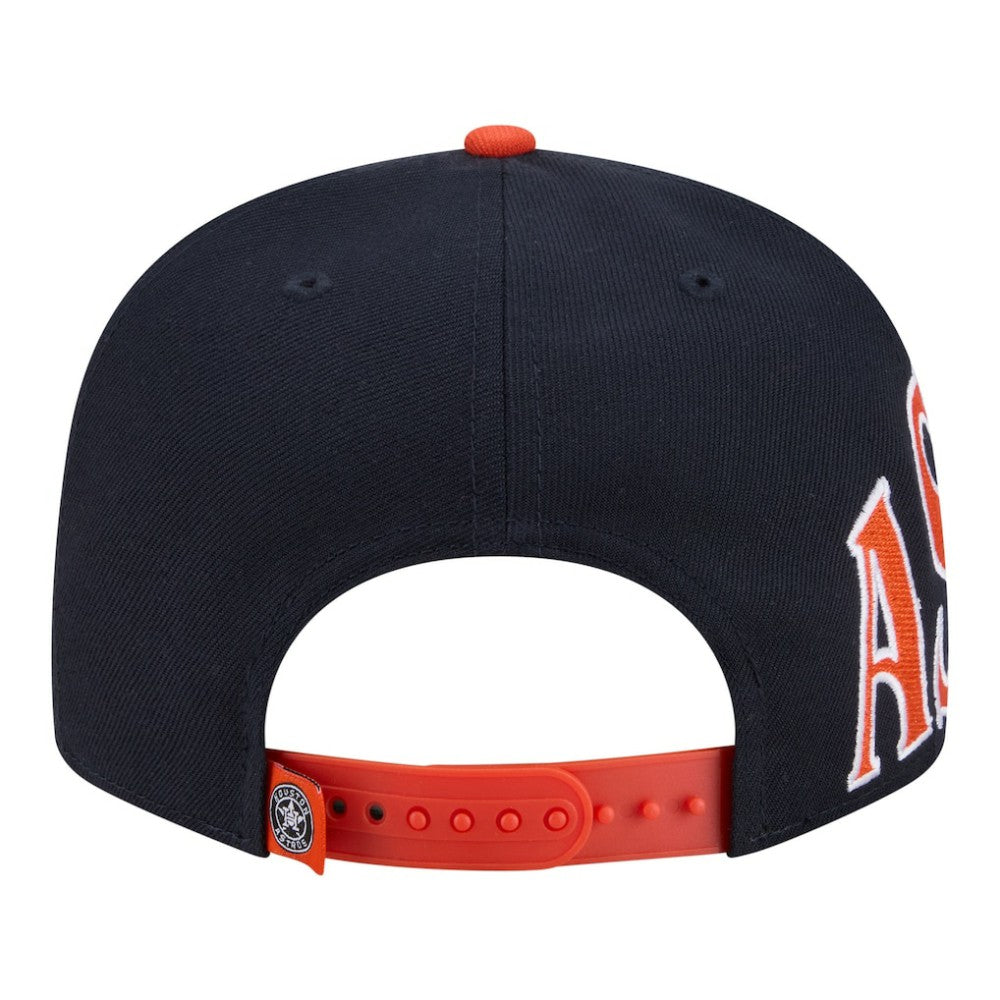 Houston Astros New Era Stretched Two-Tone 9FIFTY Adjustable Hat - Navy/Orange Hats