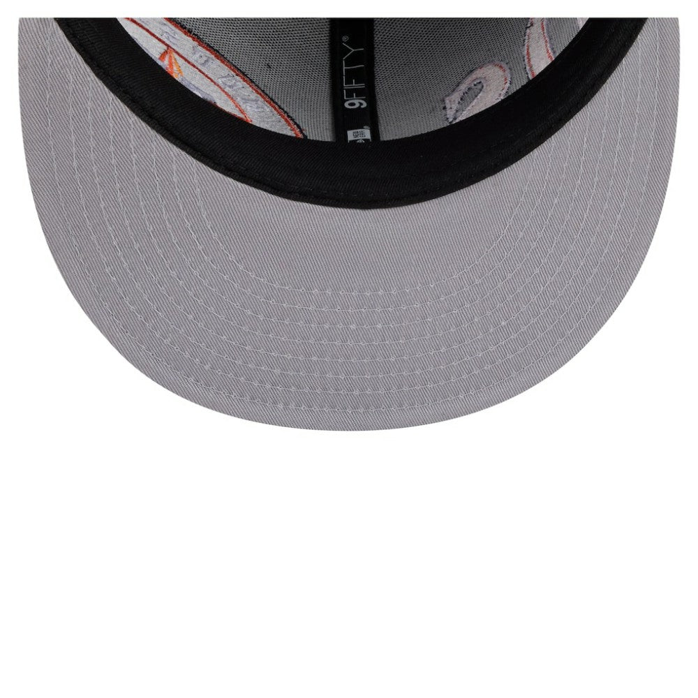 Houston Astros New Era Stretched Two-Tone 9FIFTY Adjustable Hat - Navy/Orange Hats