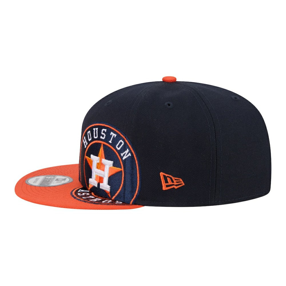 Houston Astros New Era Stretched Two-Tone 9FIFTY Adjustable Hat - Navy/Orange Hats