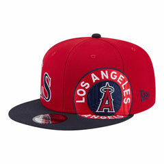 Los Angeles Angels New Era Stretched Two-Tone 9FIFTY Adjustable Hat - Red/Navy Hats