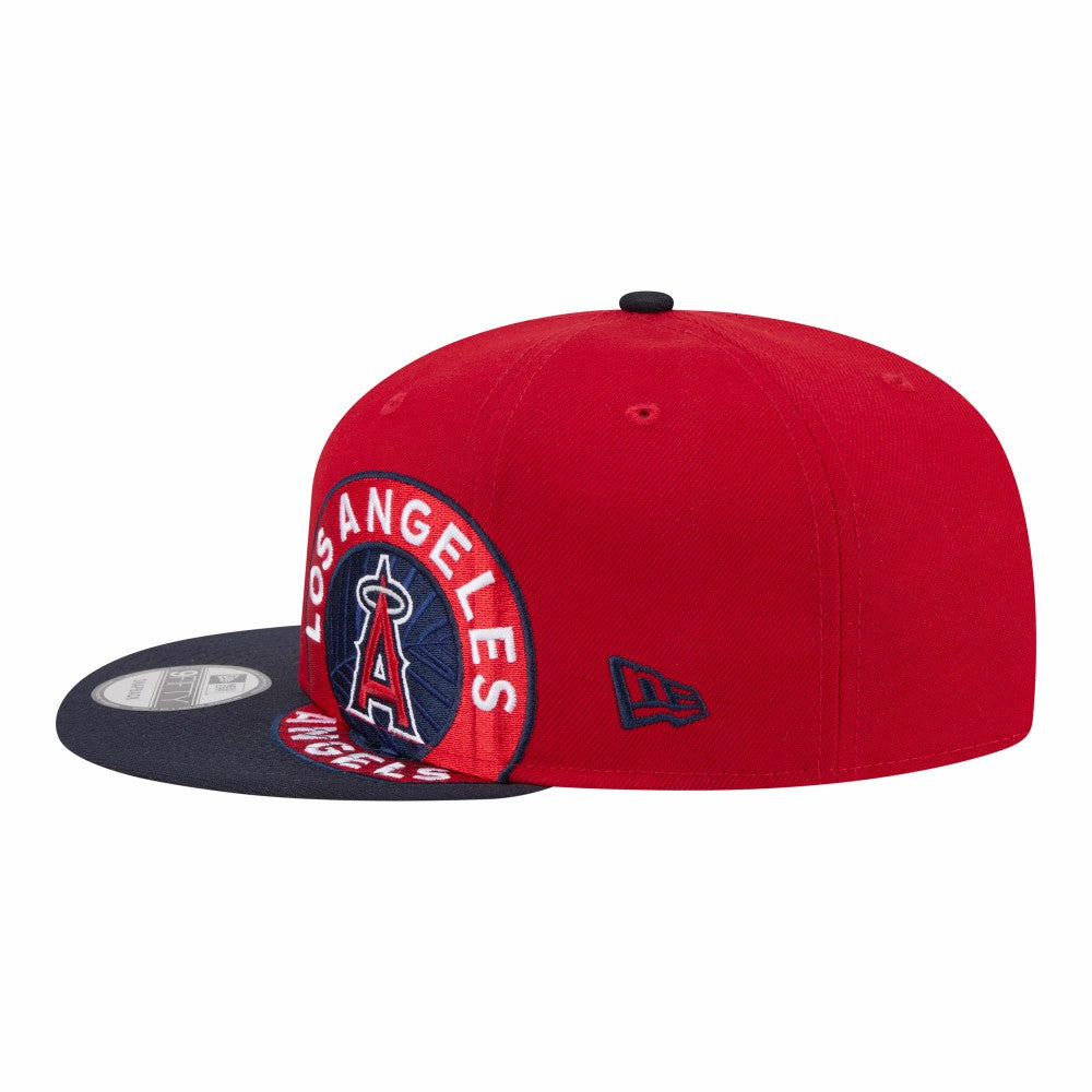 Los Angeles Angels New Era Stretched Two-Tone 9FIFTY Adjustable Hat - Red/Navy Hats
