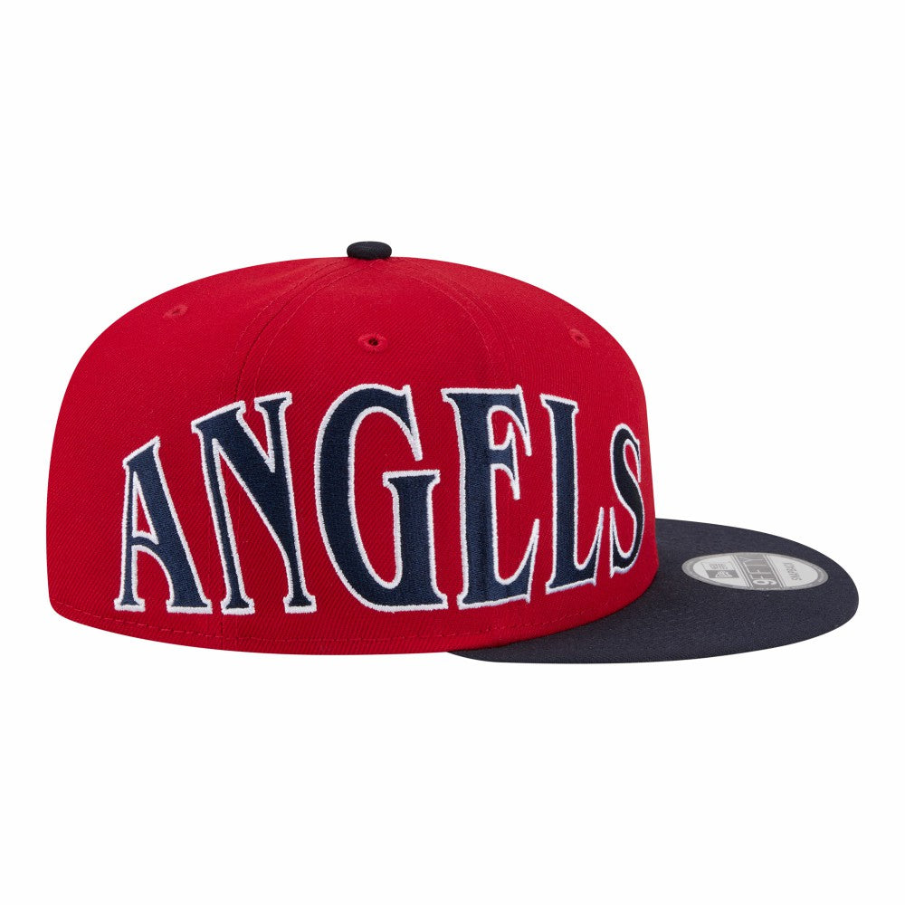 Los Angeles Angels New Era Stretched Two-Tone 9FIFTY Adjustable Hat - Red/Navy Hats