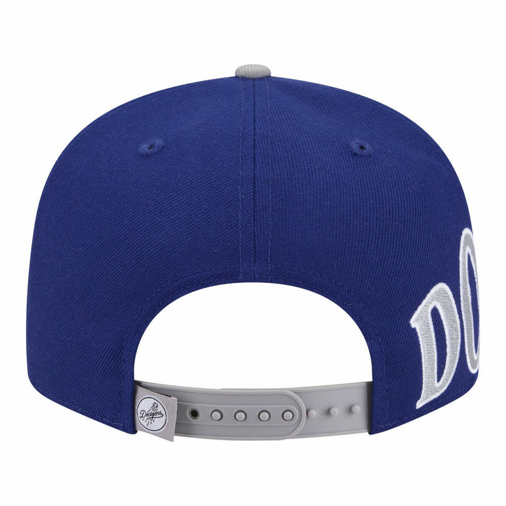 Los Angeles Dodgers New Era Stretched Two-Tone 9FIFTY Adjustable Hat - Royal/Gray Hats