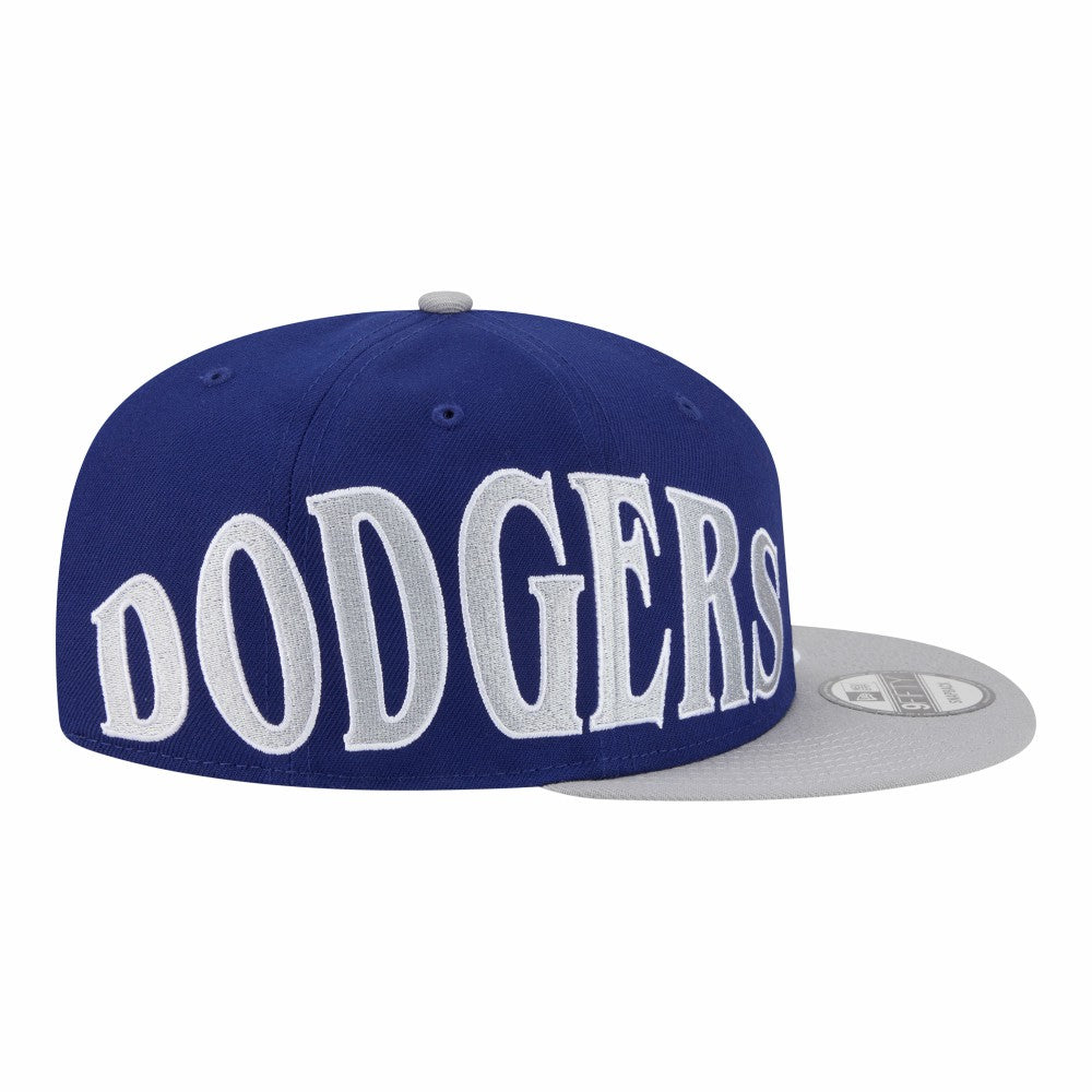 Los Angeles Dodgers New Era Stretched Two-Tone 9FIFTY Adjustable Hat - Royal/Gray Hats