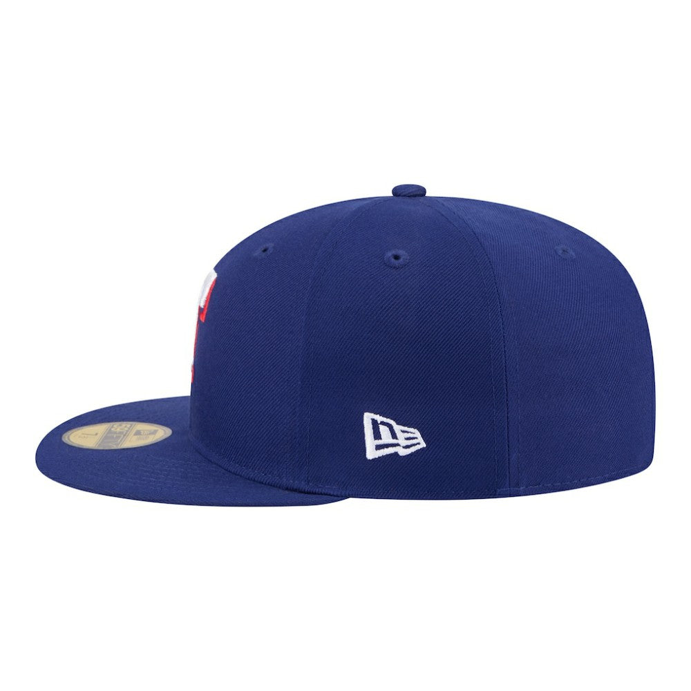 Texas Rangers New Era City Patch 59FIFTY Fitted Hat - Royal Hats