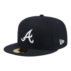 Atlanta Braves New Era City Patch 59FIFTY Fitted Hat - Navy Hats