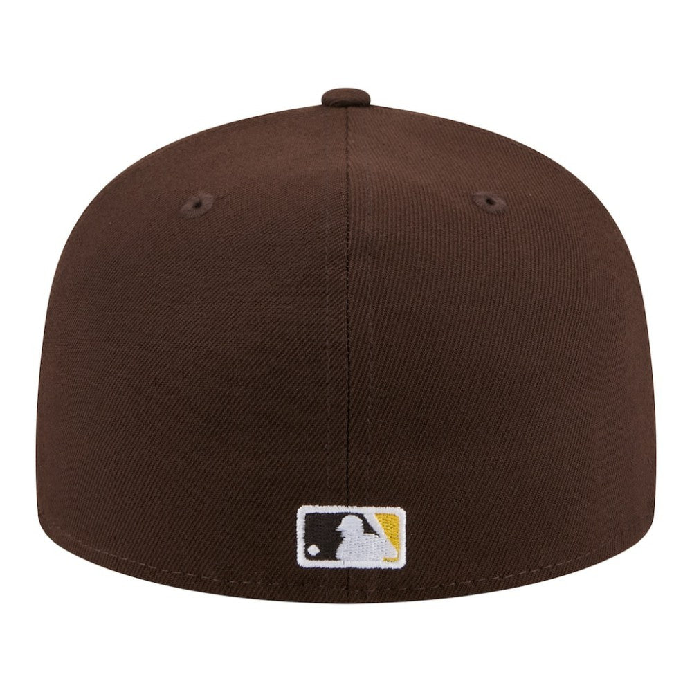 San Diego Padres New Era City Patch 59FIFTY Fitted Hat - Brown Hats
