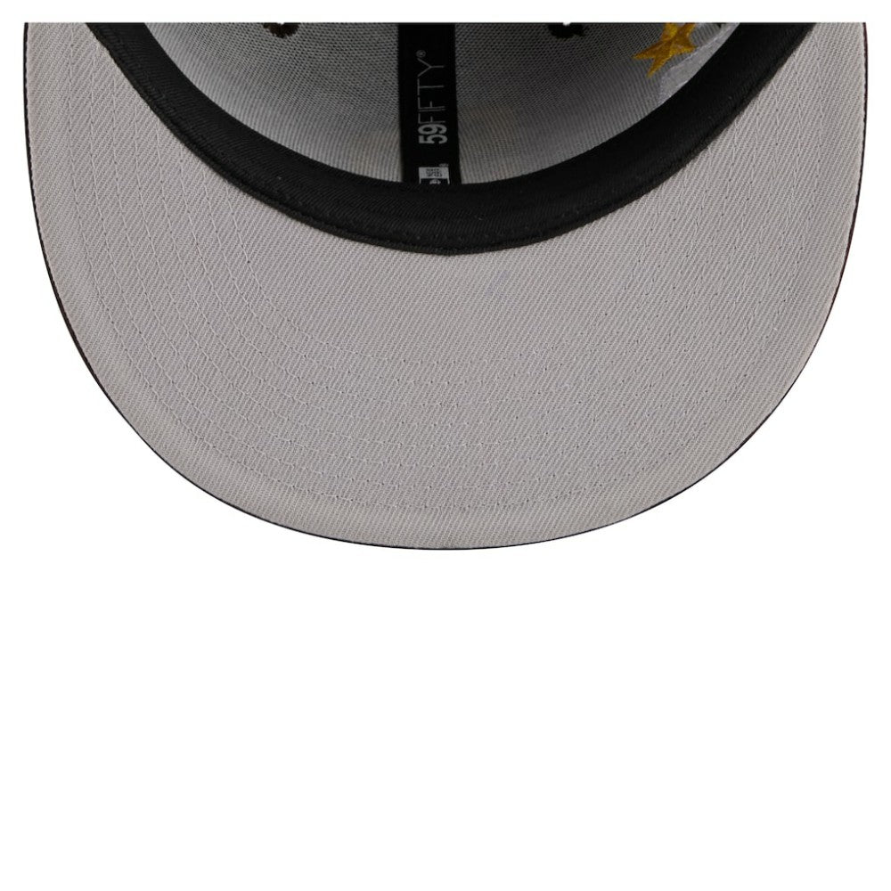 San Diego Padres New Era City Patch 59FIFTY Fitted Hat - Brown Hats