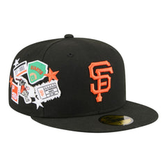 San Francisco Giants New Era City Patch 59FIFTY Fitted Hat - Black Hats