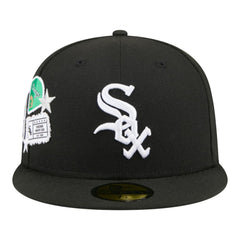 Chicago White Sox New Era City Patch 59FIFTY Fitted Hat - Black Hats
