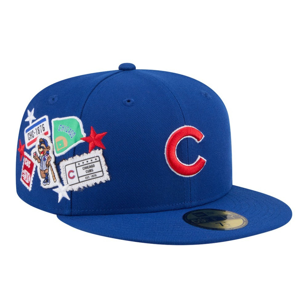 Chicago Cubs New Era City Patch 59FIFTY Fitted Hat - Royal Hats
