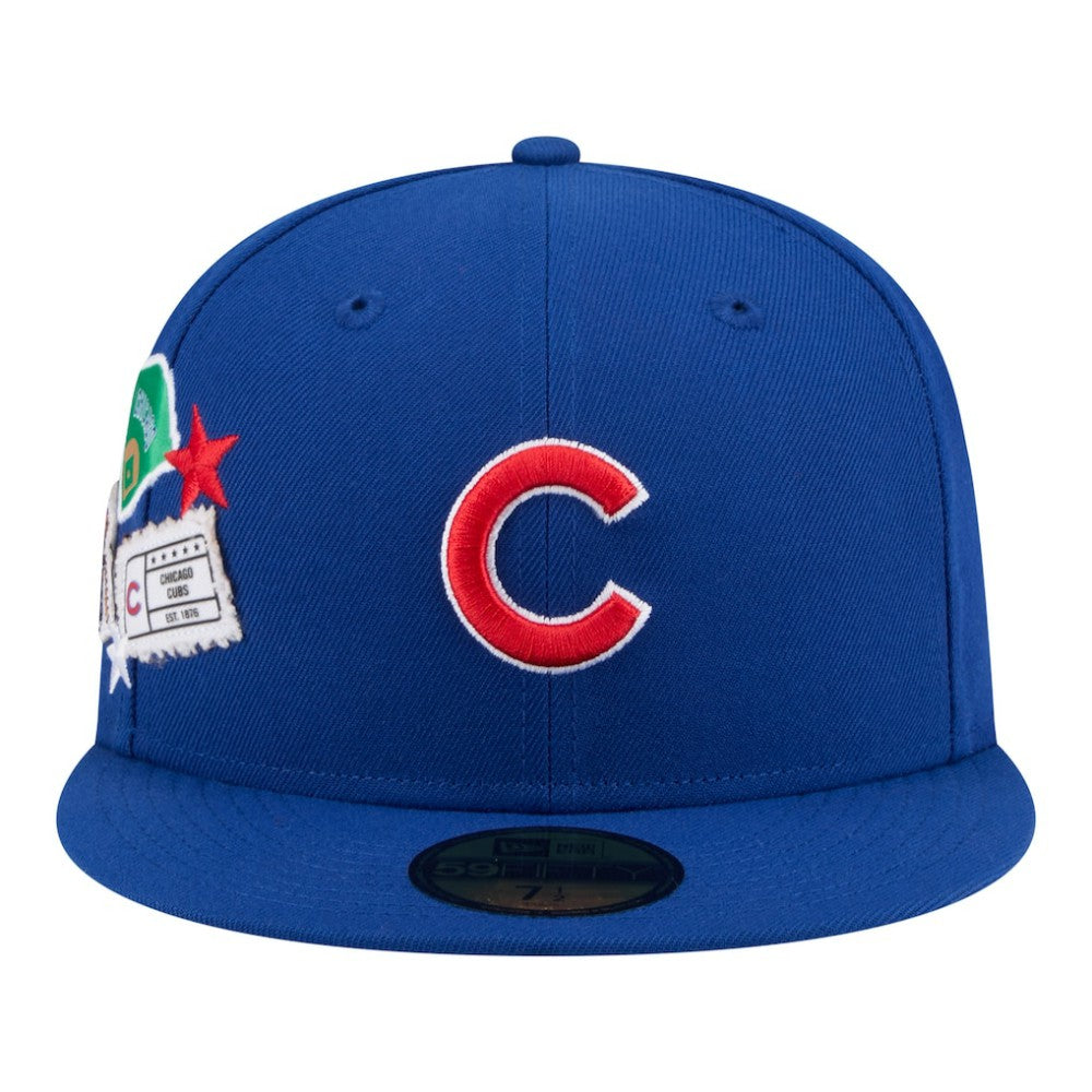 Chicago Cubs New Era City Patch 59FIFTY Fitted Hat - Royal Hats