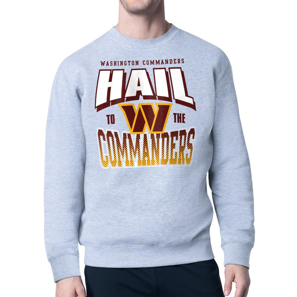 Washington Commanders Starter Comic Style Sweatshirt Gray