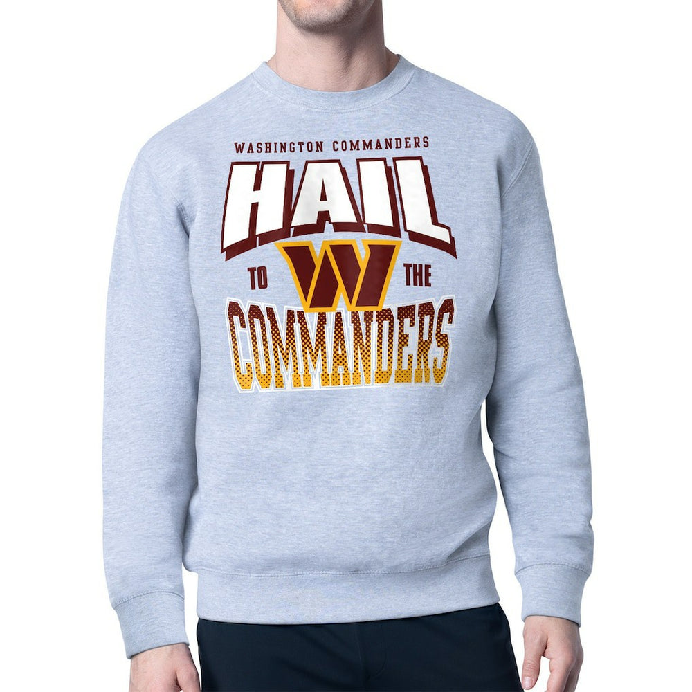 Washington Commanders Starter Comic Style Sweatshirt Gray