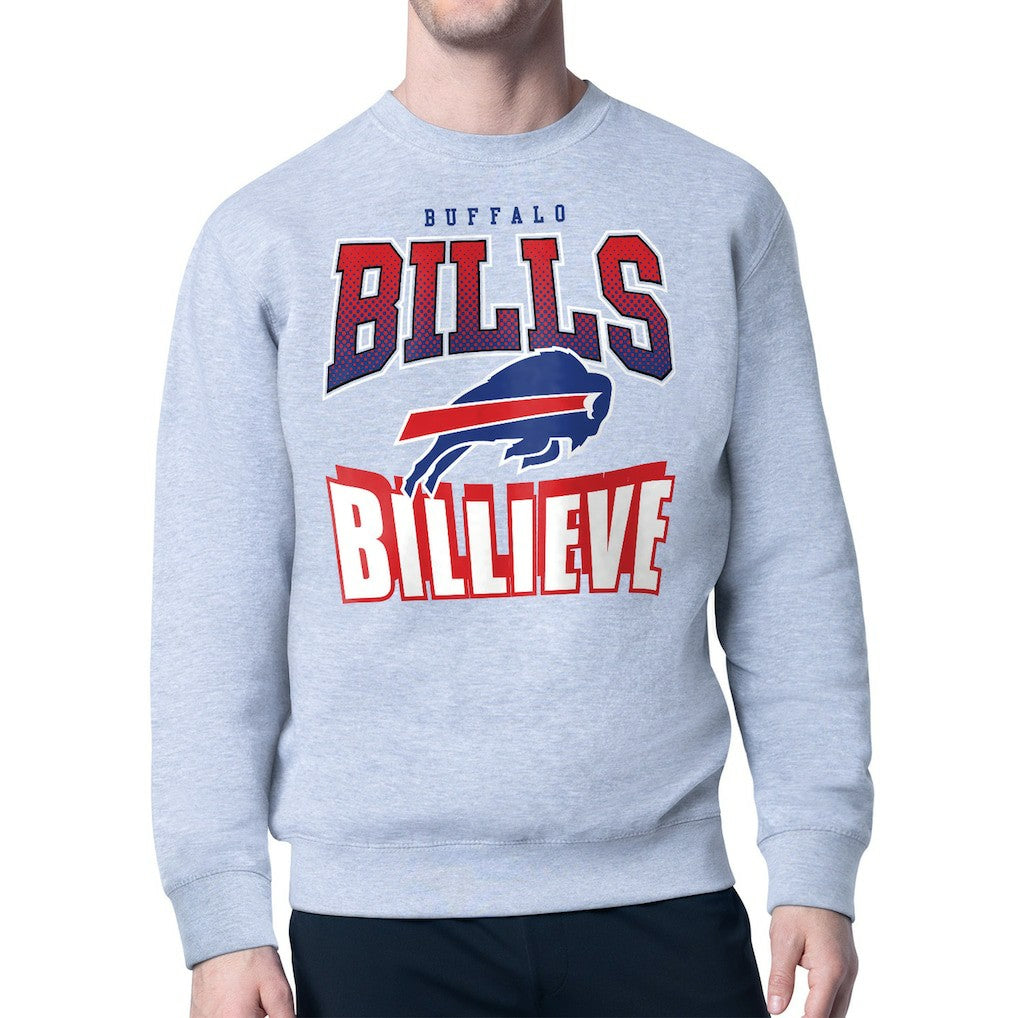 Buffalo Bills Starter Comic Style Sweatshirt Gray