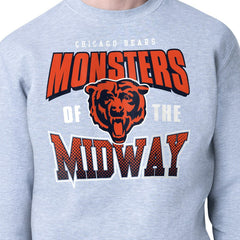 Chicago Bears Starter Comic Style Sweatshirt Gray