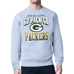 Green Bay Packers Starter Comic Style Sweatshirt Gray