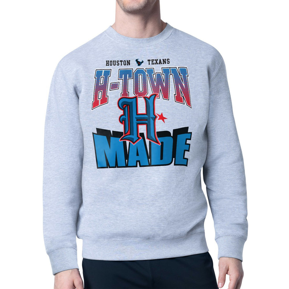 Houston Texans Starter Comic Style Sweatshirt Gray