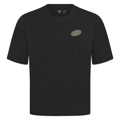 NHL Carolina Hurricanes Levelwear Copper Oversized Luxe Signature Knit T-Shirt - Black