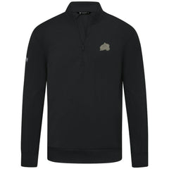 NHL Colorado Avalanche Levelwear Copper Upright Quarter-Zip Pullover - Black