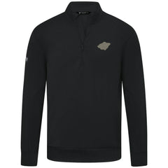 NHL Minnesota Wild Levelwear Copper Upright Quarter-Zip Pullover - Black