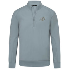 NHL Tampa Bay Lightning Levelwear Copper Upright Quarter-Zip Pullover - Gray