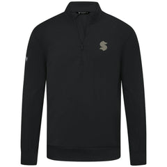NHL Seattle Kraken Levelwear Copper Upright Quarter-Zip Pullover - Black