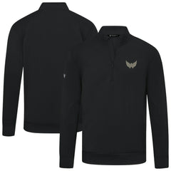 NHL Washington Capitals Levelwear Copper Upright Quarter-Zip Pullover - Black