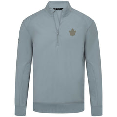 NHL Toronto Maple Leafs Levelwear Copper Upright Quarter-Zip Pullover - Gray