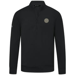 NHL Edmonton Oilers Levelwear Copper Upright Quarter-Zip Pullover - Black