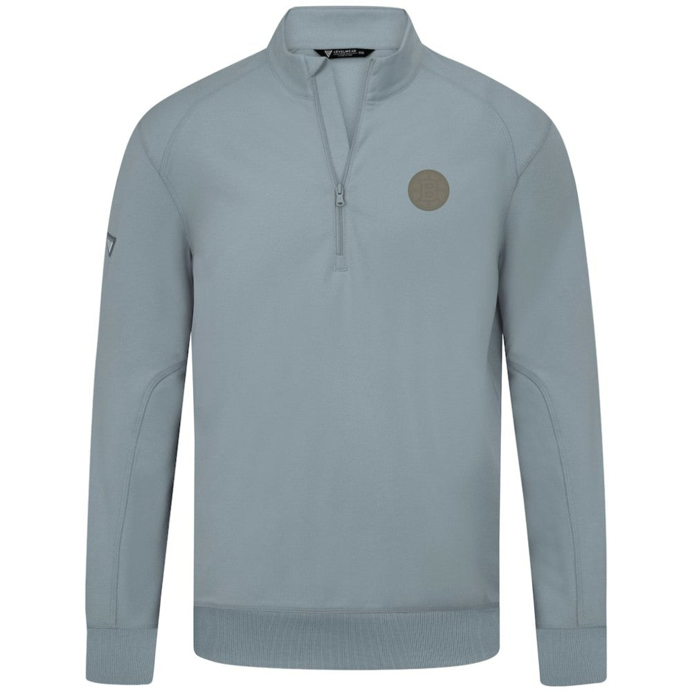 NHL Boston Bruins Levelwear Copper Upright Quarter-Zip Pullover - Gray