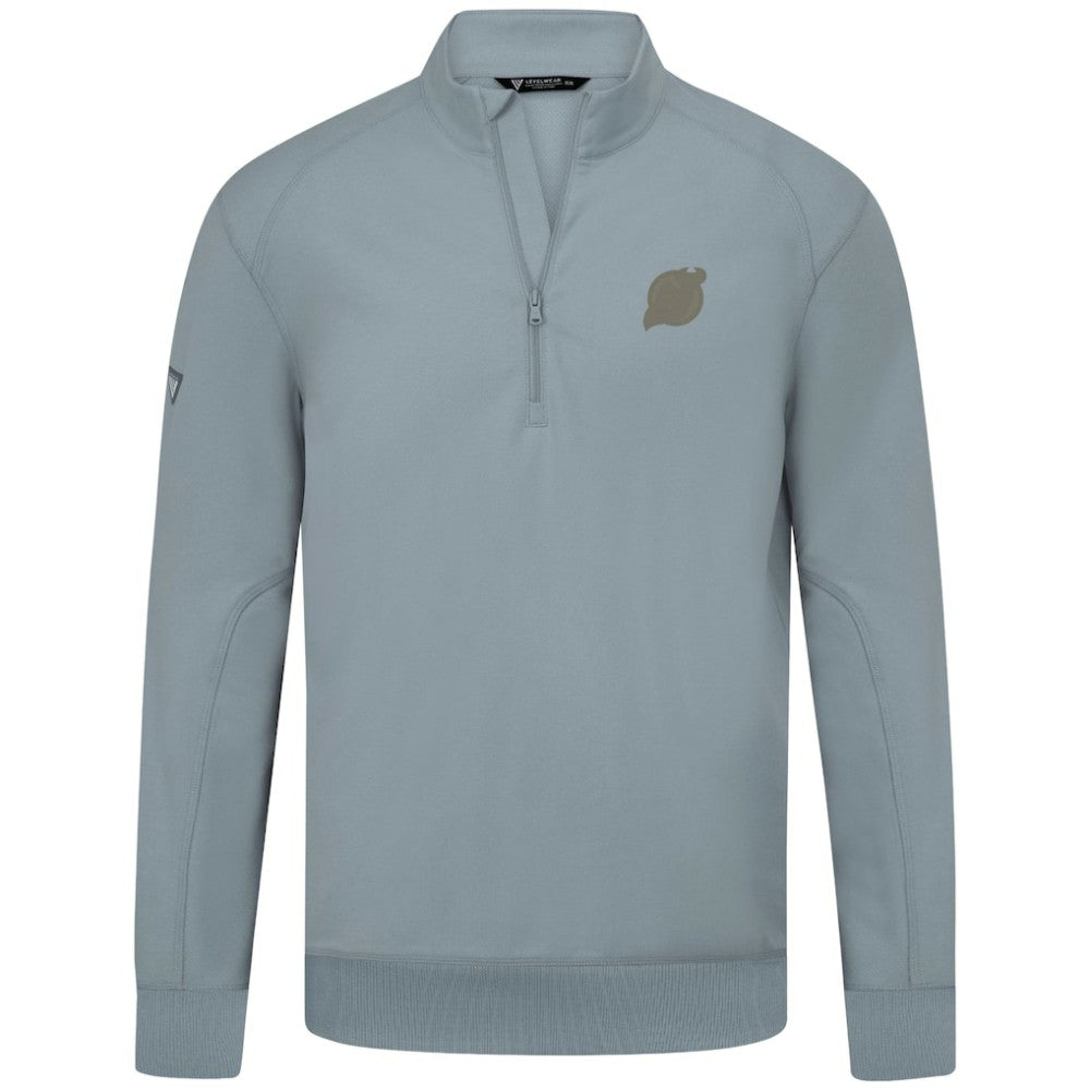 NHL New Jersey Devils Levelwear Copper Upright Quarter-Zip Pullover - Gray