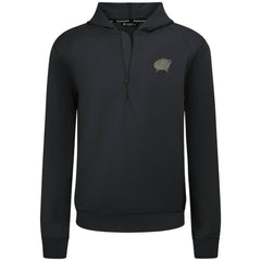 NHL Columbus Blue Jackets Levelwear Technic Quarter-Zip Pullover Hoodie - Black