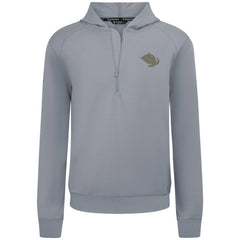 NHL Utah Mammoth Levelwear Technic Quarter-Zip Pullover Hoodie - Gray
