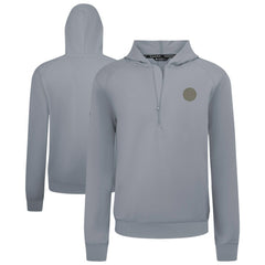 NHL Boston Bruins Levelwear Technic Quarter-Zip Pullover Hoodie - Gray