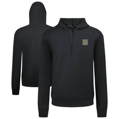 NHL New York Rangers Levelwear Technic Quarter-Zip Pullover Hoodie - Black