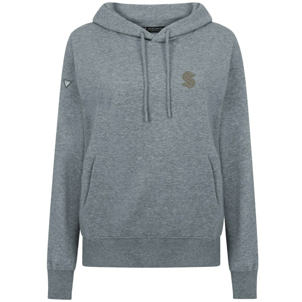 NHL Seattle Kraken Levelwear Women's Adorn Copper Hoodie - Gray