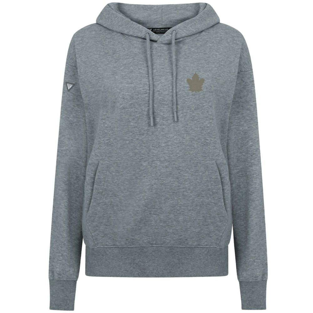 NHL Toronto Maple Leafs Levelwear Women's Adorn Copper Hoodie - Gray