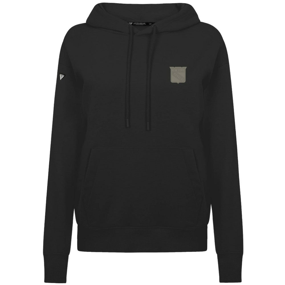 NHL New York Rangers Levelwear Women's Adorn Copper Hoodie - Black